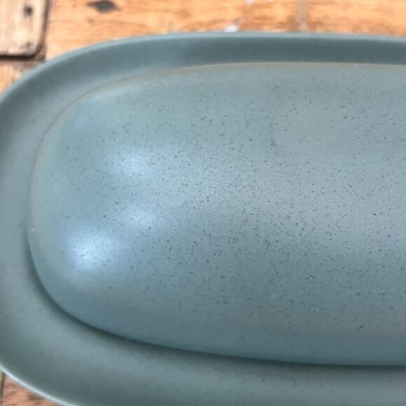 Noritake Colorwave Green Covered Butter Dish